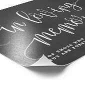 Kies in Geheugenteken voor uw groottesortering Foto Afdruk (Hoek)