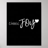 Kies Inspirerend joy Heart Motivatie Poster (Voorkant)