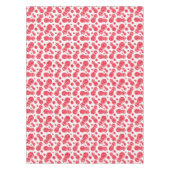 Kies je eigen achtergrondkleur witte ananas tafelkleed (Voorkant)