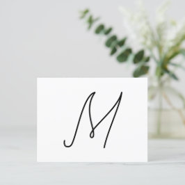 Kies je eigen brief | Lettertypestijl: Alexandria Briefkaart