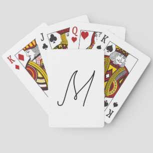 Kies je eigen brief Lettertypestijl: Alexandria Pokerkaarten