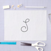 Kies je eigen brief | Lettertypestijl: Alexandria Tissuepapier (Craft)