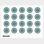 Kies je eigen Color Fleur de Lis Sticker (Vel)