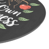 Kies je eigen geluk Apple Picking Season Herfst Snijplank (Hoek)