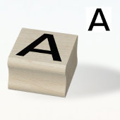 Kies Je Eigen Letter | Lettertype: Folio Medium Rubberstempel