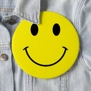 Kies je favoriete kleuren Big Smile Ronde Button 6,0 Cm