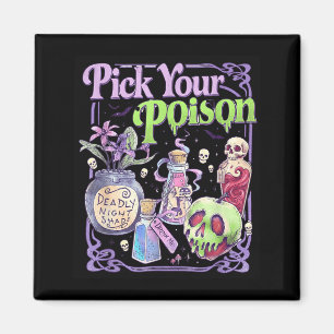 Kies Je Gif Gotische Halloween Retro Grafisch Magneet