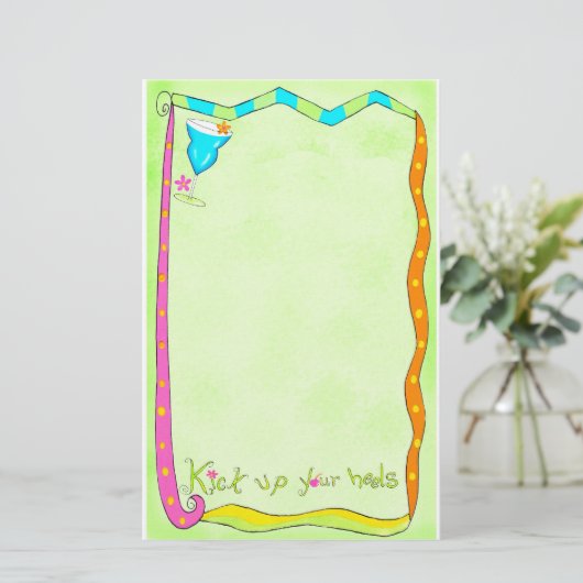 Kies je groene verhalen op je hoofd briefpapier (Staand voorkant)