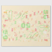 kies je jaar gewoon. cadeaupapier (Vlak)