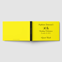 KIES JE KLEUR Verjaardagsfeestje Geel Geheugen  Gastenboek