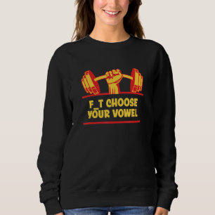 Kies Je Klinker Grappige Workout Humor Gym Vriende Trui
