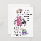 Kies je mannen als Chocolade, Sweetie...rijk, (Voorkant / Achterkant)