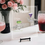 Kies je Poison Skelet Bride & bruidegom Cocktails Acryl Bord<br><div class="desc">Niets schreeuwt "Ik doe!" zoals een Halloween-geïnspireerd gotische bruiloft drinken teken. Maak je klaar voor een ijzingwekkende mooie viering als geen ander met ons 'Til Death Do Us Part' skelet & bloemenhalloween gotische thema bruid en bruidegom handtekening drink acryl gotische trouwbord. Onze prachtige gotische pick uw gifbruiloft cocktail teken is...</div>