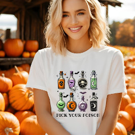 Kies je Schattigee Halloween-shirt T-shirt