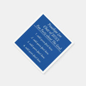 Kies je schoolkleuren Afstuderen Fun Facts Nap Servet (Hoek)