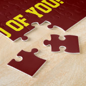 Kies je schoolkleuren Foto Gefeliciteerd Afgestude Legpuzzel (Zijkant)