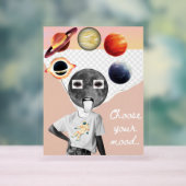 Kies je stemming Galaxy Astronaut Ruimte Poster (Neutraal)