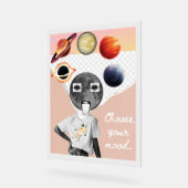 Kies je stemming Galaxy Astronaut Ruimte Poster (Hoek)