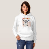 Kies je stemming Galaxy Astronaut Ruimte Poster Hoodie (Voorkant volledig)
