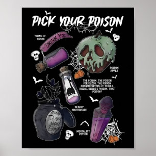 Kies je vergif Grappige Drink Me Potion's Happy H Poster