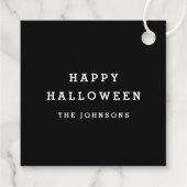 Kies je vergif Halloween cocktail party Bedankjes Labels (Achterkant)