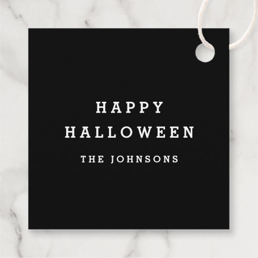 Kies je vergif Halloween cocktail party Bedankjes Labels (Achterkant)