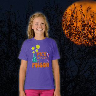Kies je vergif Halloween traktaties T-shirt