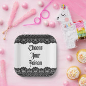 Kies je vergif papieren bordje (Feest)