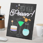 Kies je vergif reclamebord met voetstuk (Insitu)