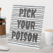  kies je vergif reclamebord met voetstuk (Insitu)