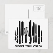 Kies je wapen briefkaart (Voorkant / Achterkant)