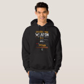 Kies Je Wapen Softwareontwikkelaar Computerbedrij Hoodie (Voorkant volledig)