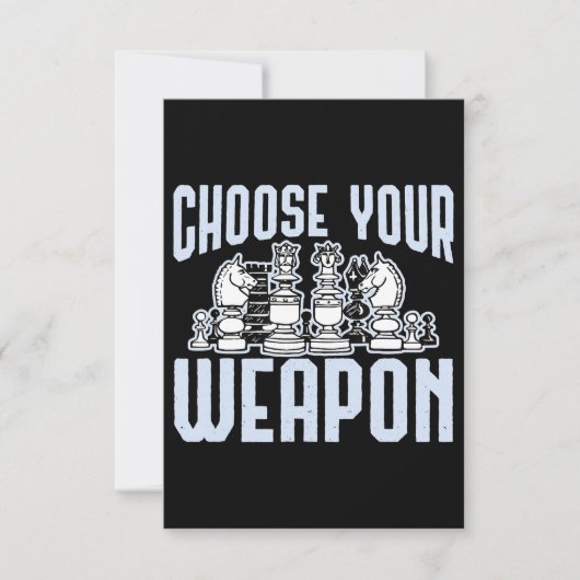 Kies je Weapon Cheques Cessft Kaart (Voorkant)