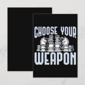Kies je Weapon Cheques Cessft Kaart (Voorkant / Achterkant)