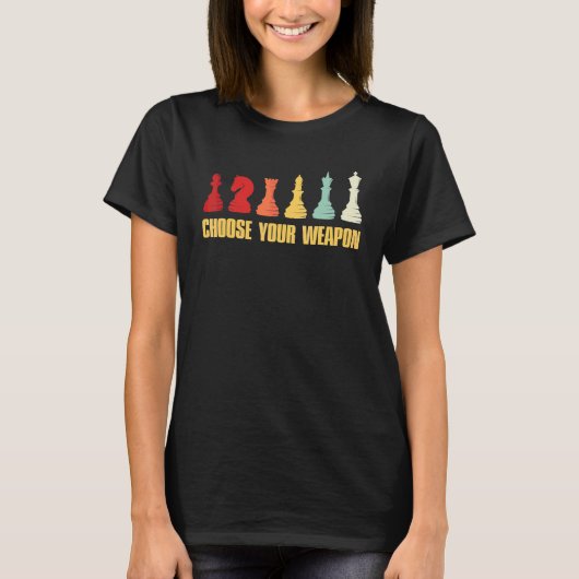 Kies je Weapon Chess Piece Costume Chess Appa T-shirt (Voorkant)