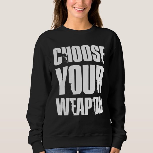 Kies je Weapon Chess Piece Costume Chess Appa Trui (Voorkant)