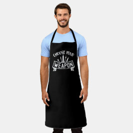 Kies je Weapon Grappig Schattige Bake Cooking Keuk Schort