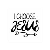 Kies Jesus Art Gospel Graphics Christelijk Art Quo Rubberstempel (Afrduk)
