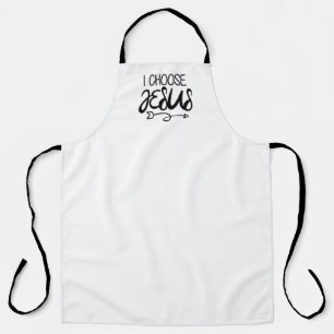 Kies Jesus Art Gospel Graphics Christelijk Art Quo Schort
