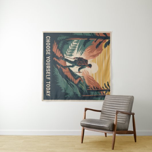 Kies jezelf vandaag wandkleed (In Situ (horizontaal))