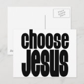 Kies Jezus Briefkaart (Voorkant / Achterkant)