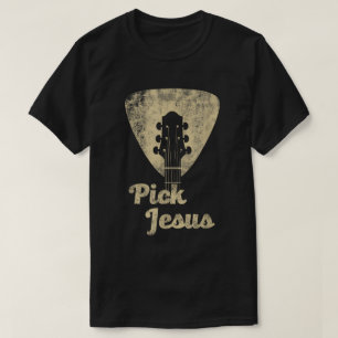 Kies Jezus Gitaar Christelijk T-shirt