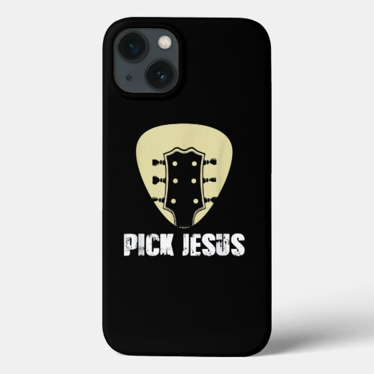 Kies Jezus Religieuze Muzikant Gift Idea Gitaar Case-Mate iPhone Case (Achterkant)