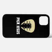 Kies Jezus Religieuze Muzikant Gift Idea Gitaar Case-Mate iPhone Case (Achterkant (horizontaal))