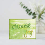 Kies Joy Briefkaart (Staand voorkant)