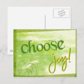 Kies Joy Briefkaart (Voorkant / Achterkant)