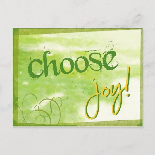 Kies Joy Briefkaart (Voorkant)