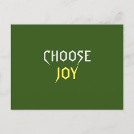 Kies Joy Briefkaart