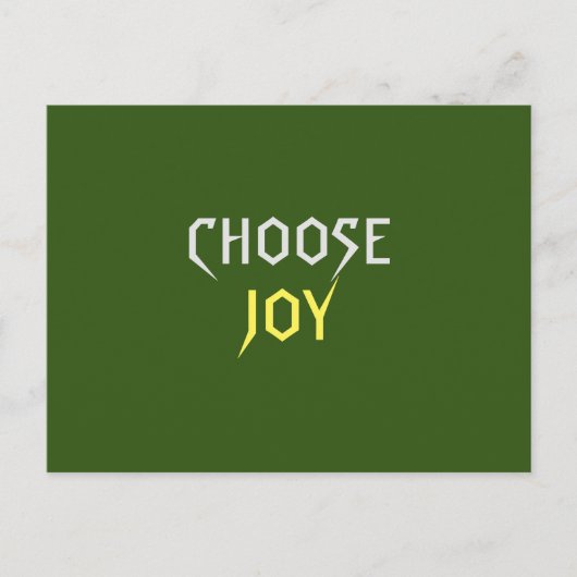 Kies Joy Briefkaart (Voorkant)