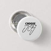 Kies Joy - Christelijk Ronde Button 3,2 Cm (Voorkant /achterkant)
